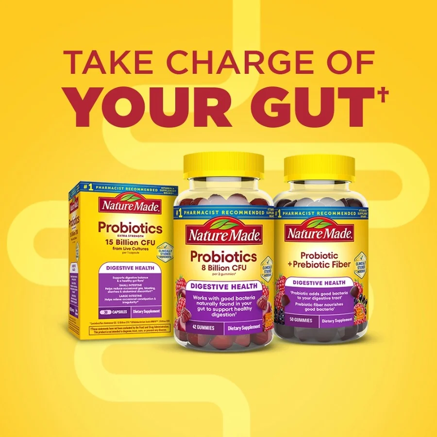 Gut health ad, before